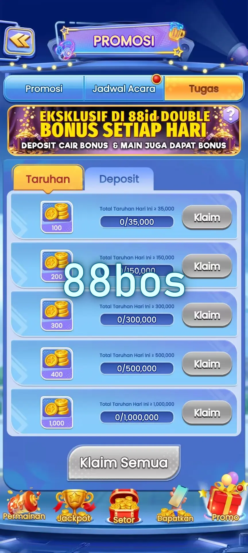 88bos Tangkapan Layar - APK Resmi